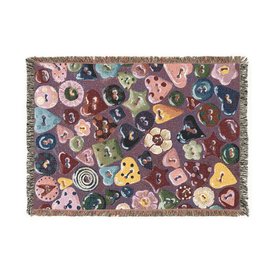 ‘BUTTON’ blanket