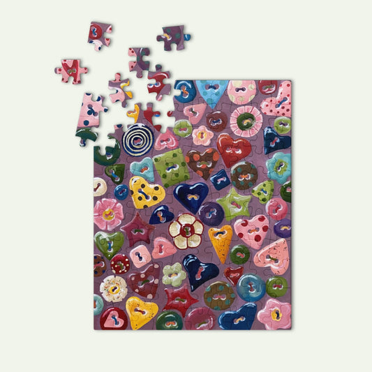 ’CUTE AS A BUTTON’ jigsaw puzzle
