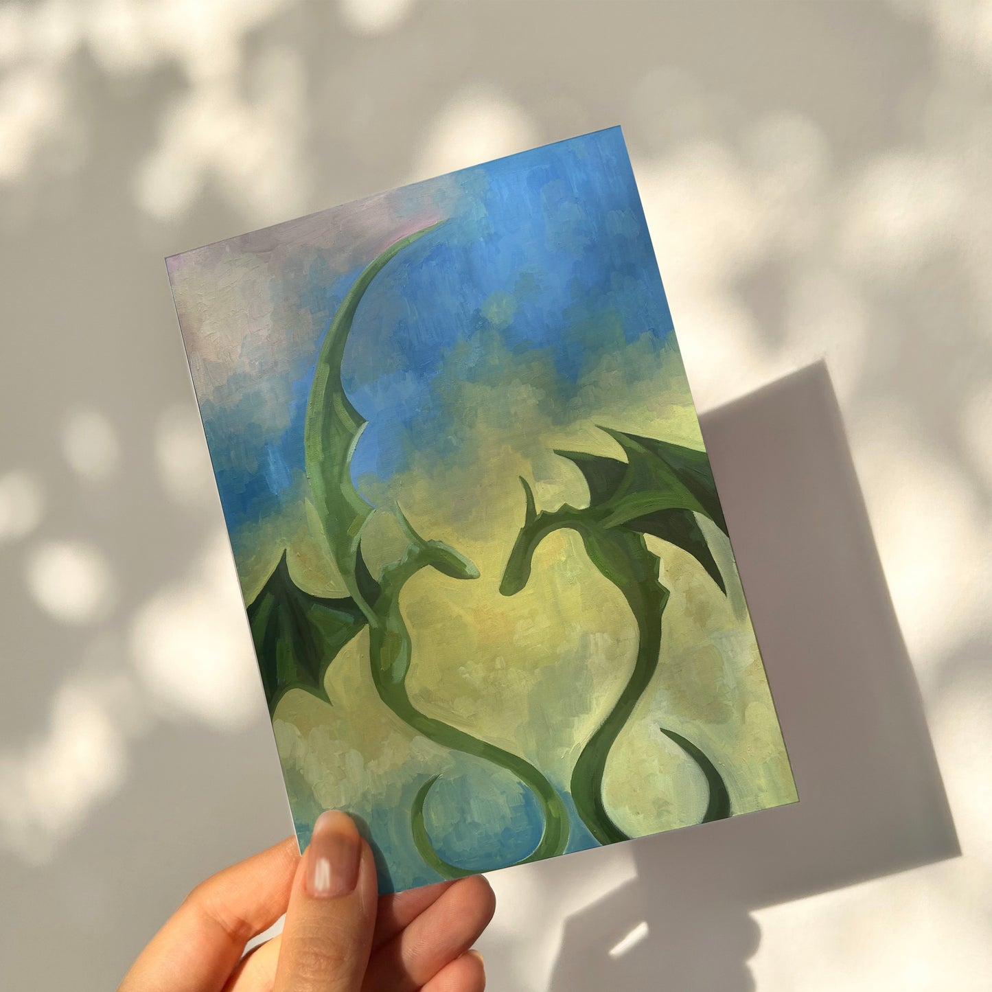 ‘DRAGONS’ greeting card