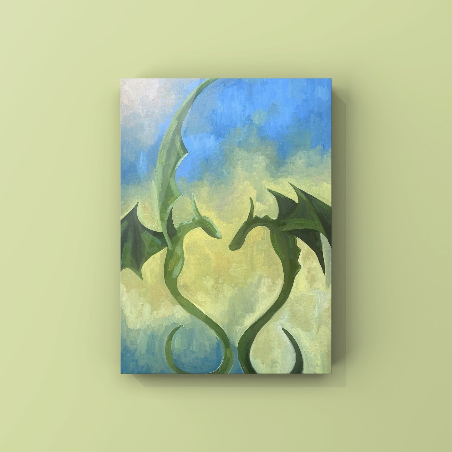 ‘DRAGONS’ greeting card