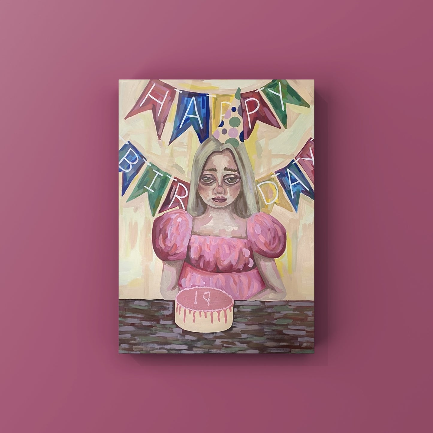 ‘PITY PARTY’ greeting card