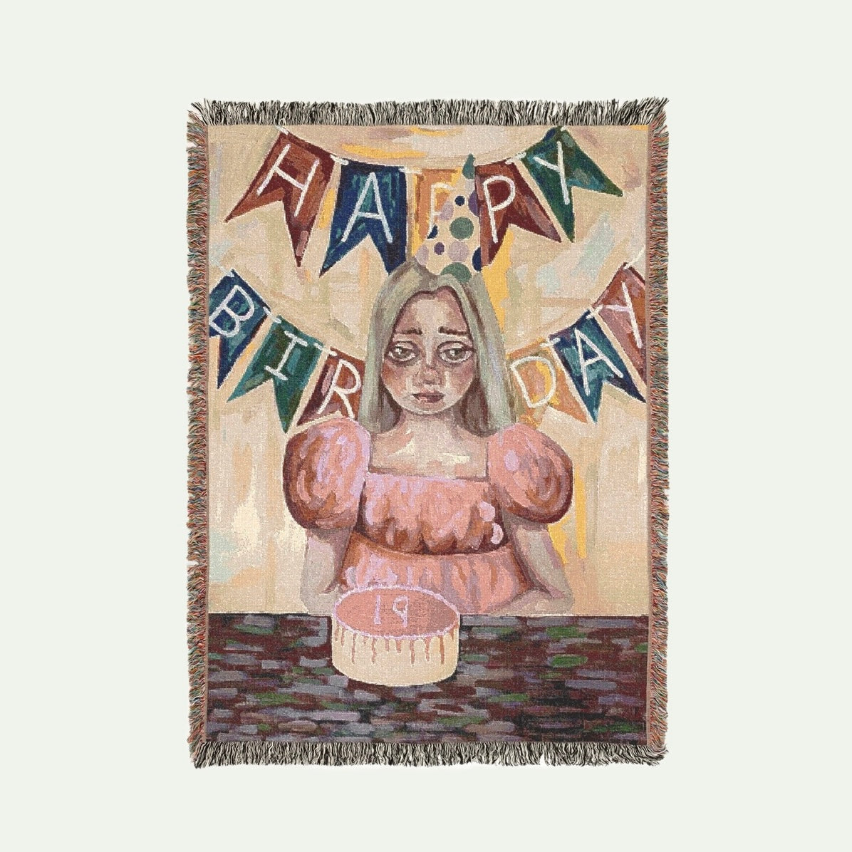 ‘PITY PARTY’ blanket