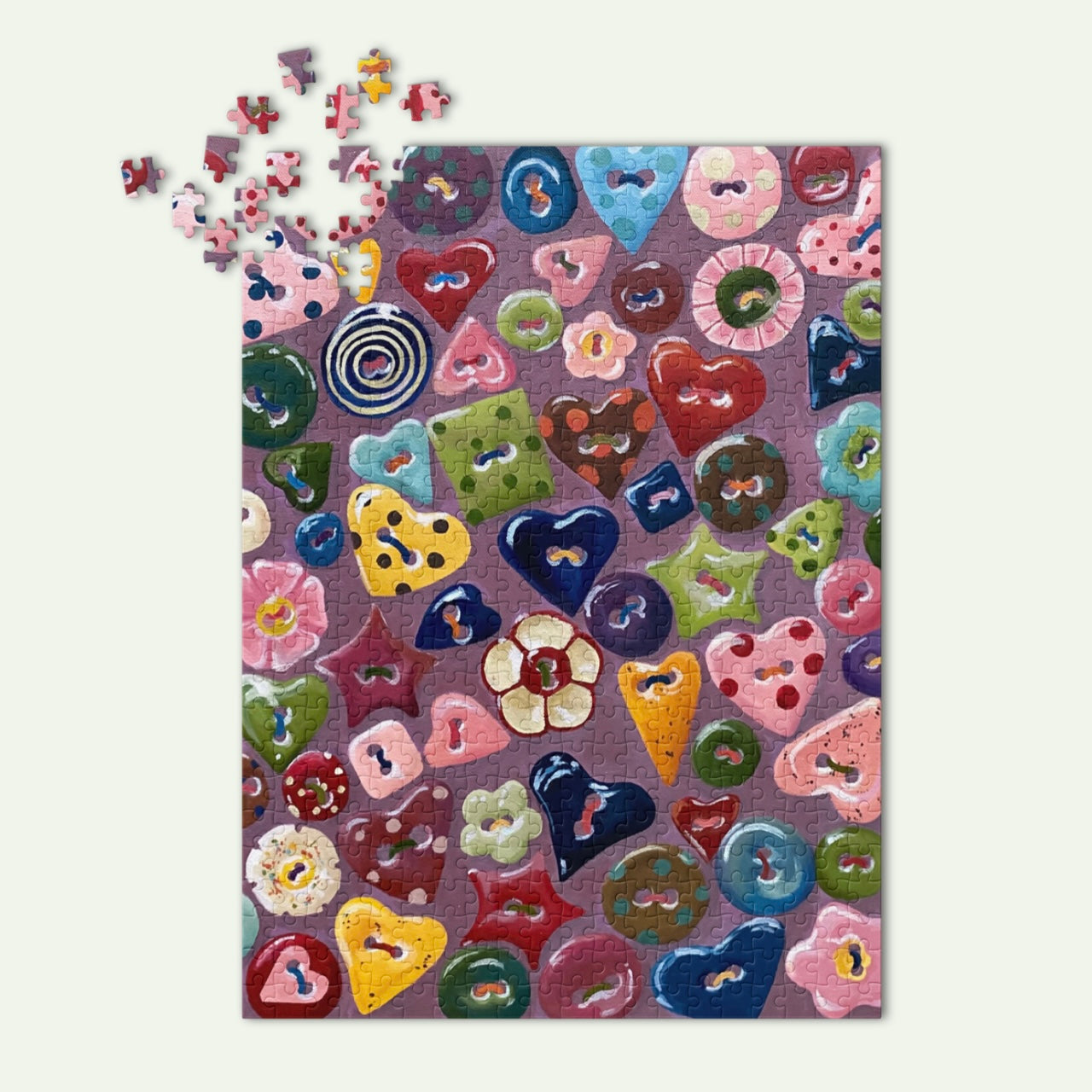 ’CUTE AS A BUTTON’ jigsaw puzzle
