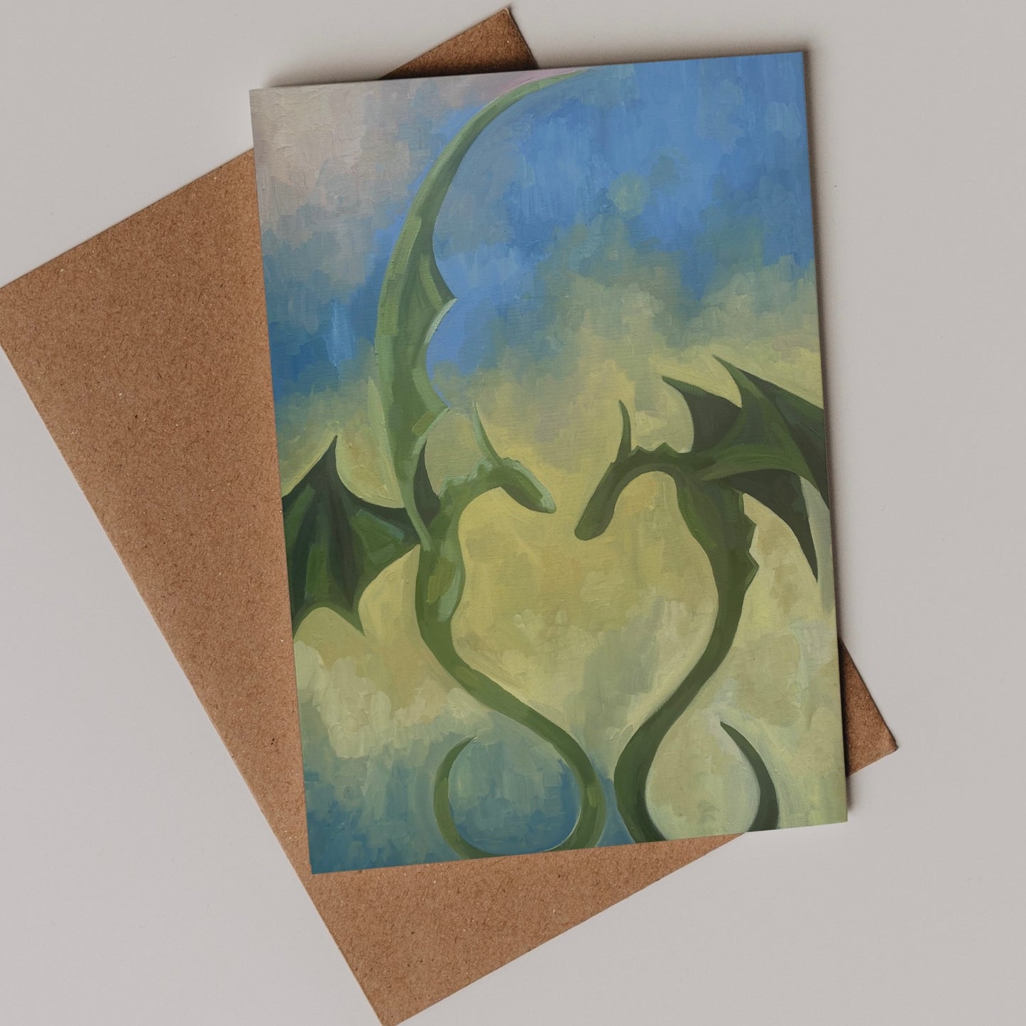 ‘DRAGONS’ greeting card