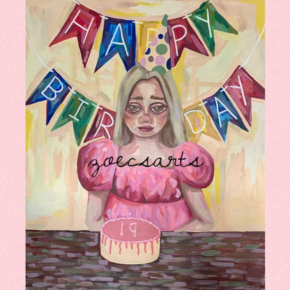 ‘PITY PARTY’ original artwork