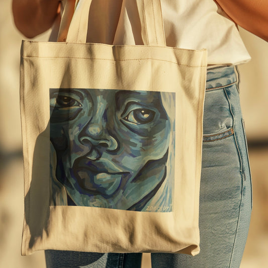 ‘BLUE’ eco tote bag